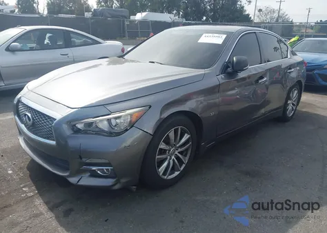 2014 Infiniti Q50 Premium из США, поврежденный, VIN JN1BV7AP2EM686995